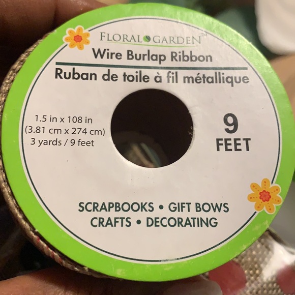 Burlap Ribbon - Picture 2 of 6